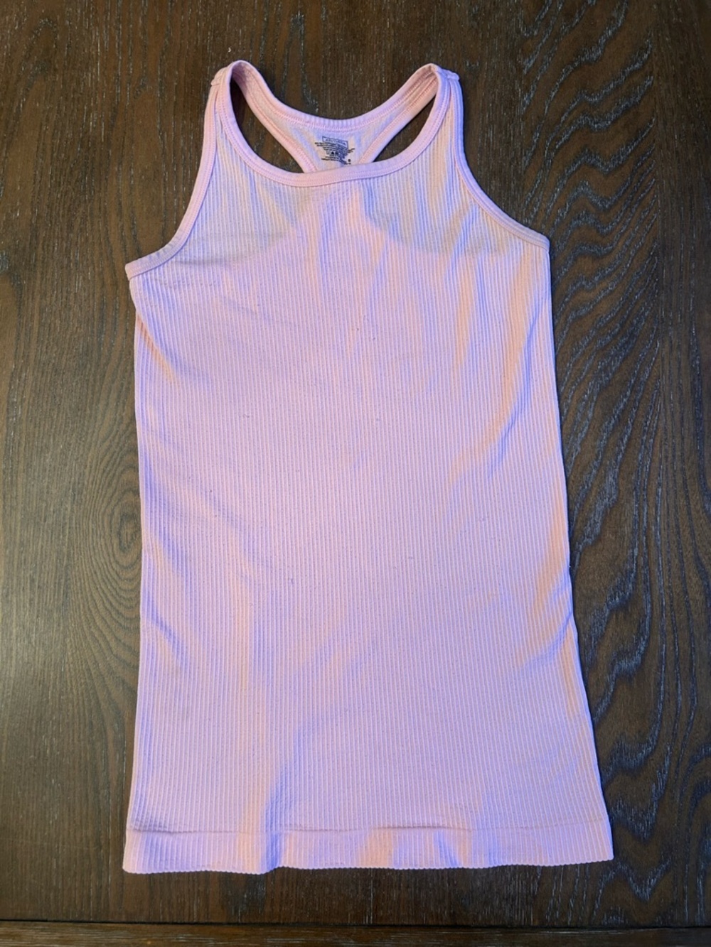 Athleta Ribbed Racerback Tank - Light Pink small